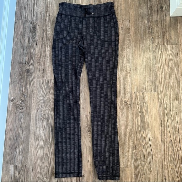 Lululemon Skinny Will Pant Ziggy Wee September Black Size 8 - Picture 2 of 5